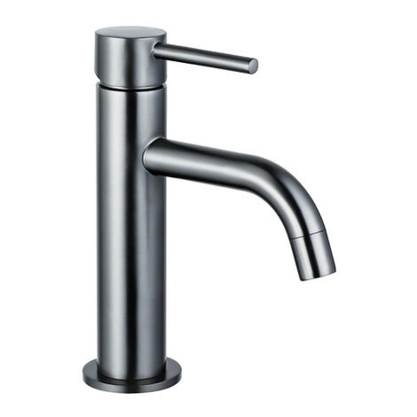 Fortifura Calvi Slim Mitigeur lavabo monotrou Gun metal