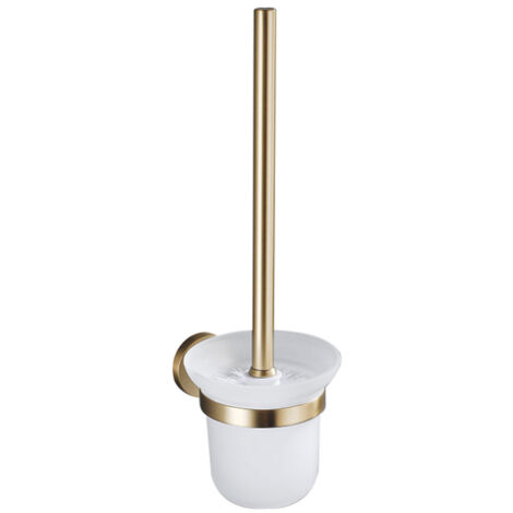 Fortifura CalviPorte-brosse WC - rond - Laiton brossé PVD