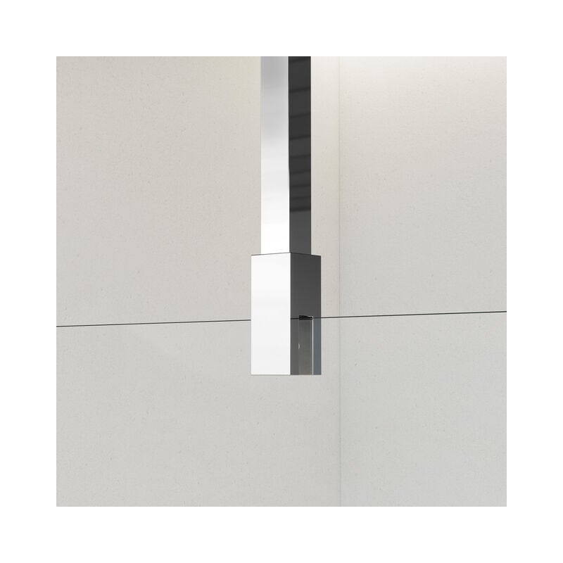 Galeria Barre de renfort plafond 125cm pour douche à l'italienne - chrome - Fortifura