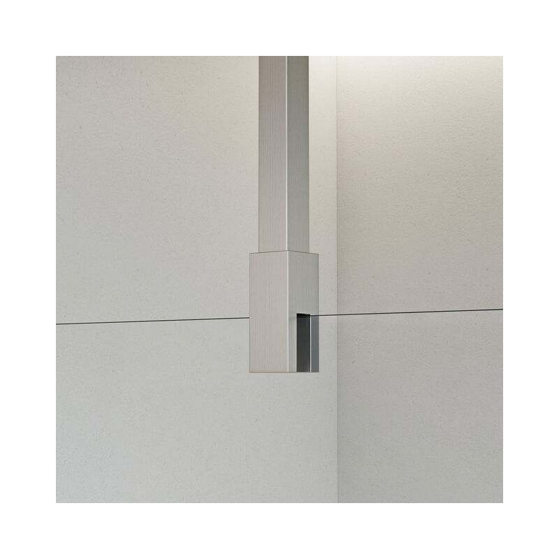 Galeria Barre de renfort plafond 125cm pour douche à l'italienne - inox brossé - Fortifura