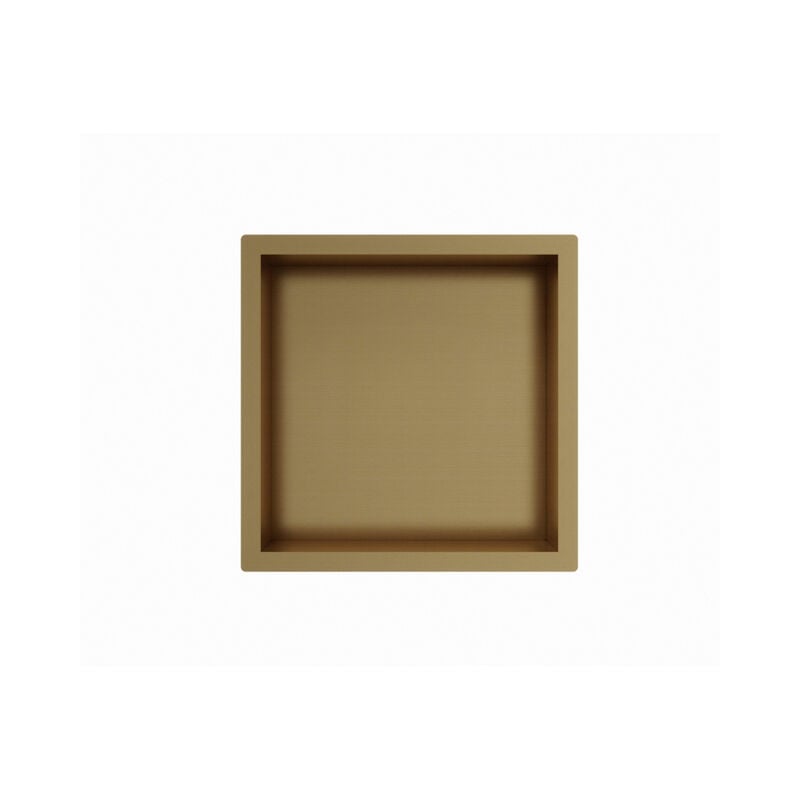 Galeria Niche encastrable - 30x30x7cm - Laiton brossé - Fortifura