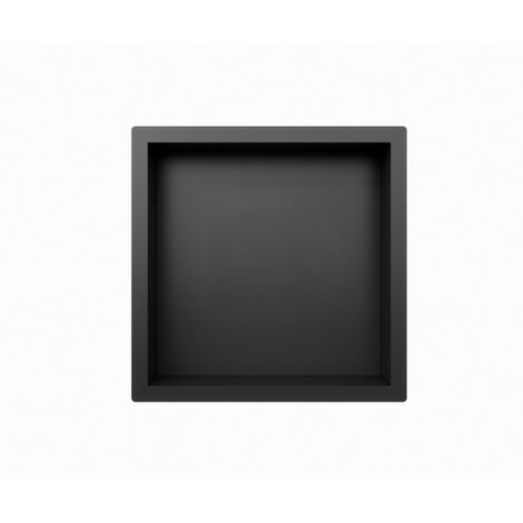Fortifura Galeria Niche encastrable - 30x30x7cm - Noir mat