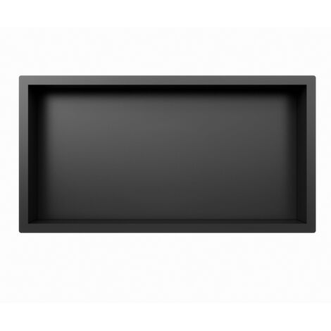 Fortifura Galeria Niche encastrable - 30x60x7cm - Noir mat