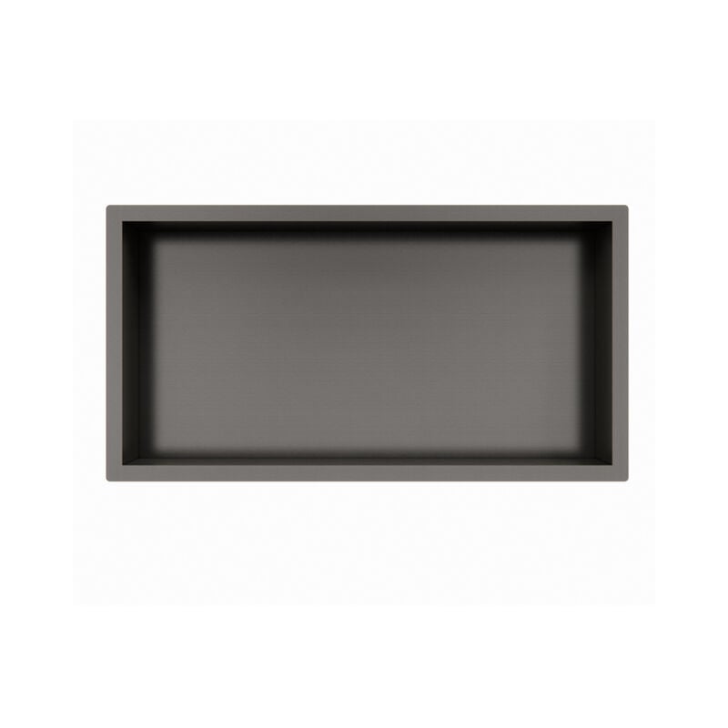 Galeria Niche encastrable - 30x60x7cm - Gunmetal brossé - Fortifura