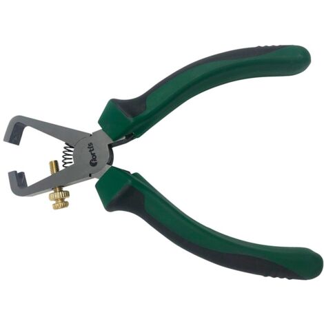 Fortis Abisolierzange poliert 160 mm mit K.Griff