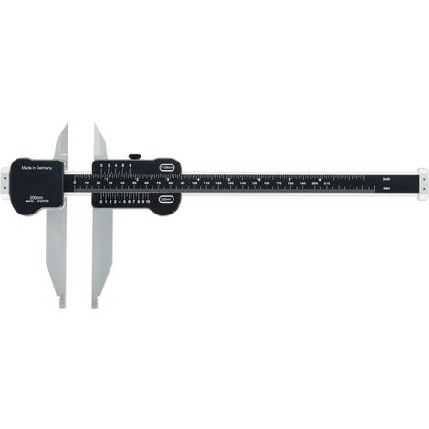 Fortis Alu-Werkstatt-Messschieber 200 mm mit Spitze