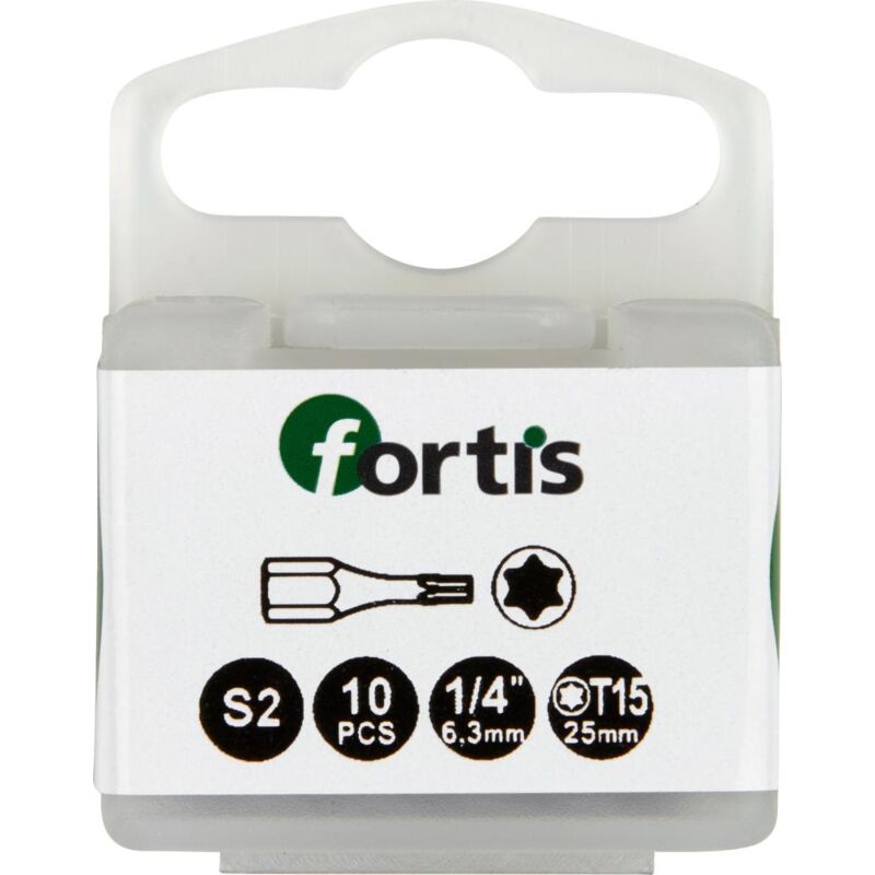 Image of FP - Bit Torsion 1/4' DIN3126 C6,3 T15x25mm 10er Pack fortis
