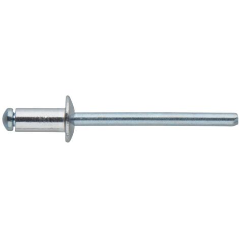 Fortis Blindniete STANDARD - Aluminium / Stahl - Flachrundkopf - 4,8 x 10, Klemmbereich 3,1-4,7 mm