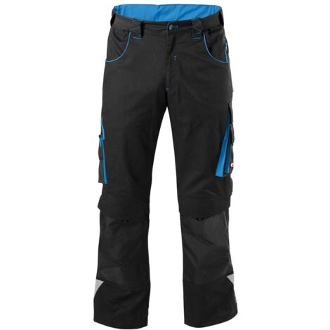 Fortis Bundhose Herren PERFORMANCE 24 Gr. 28 schwarz/türkis