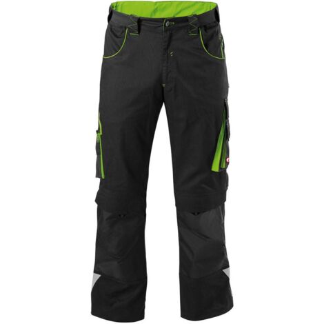 Fortis Bundhose Herren PERFORMANCE 24 Gr. 32 schwarz/limegrün
