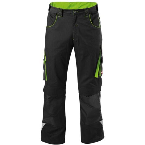 Fortis Bundhose Herren PERFORMANCE 24 Gr. 98 schwarz/limegrün