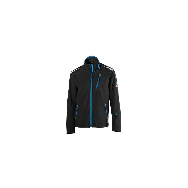 Chaqueta Hombre Fortis 24, negro/turquesa Talla m