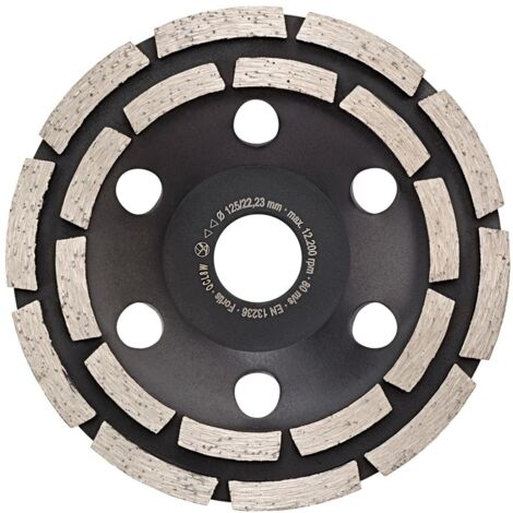 Fortis Diamant-Schleifteller Power Duo Ø 125 mm 2-reihig Bohrung 22,2 mm