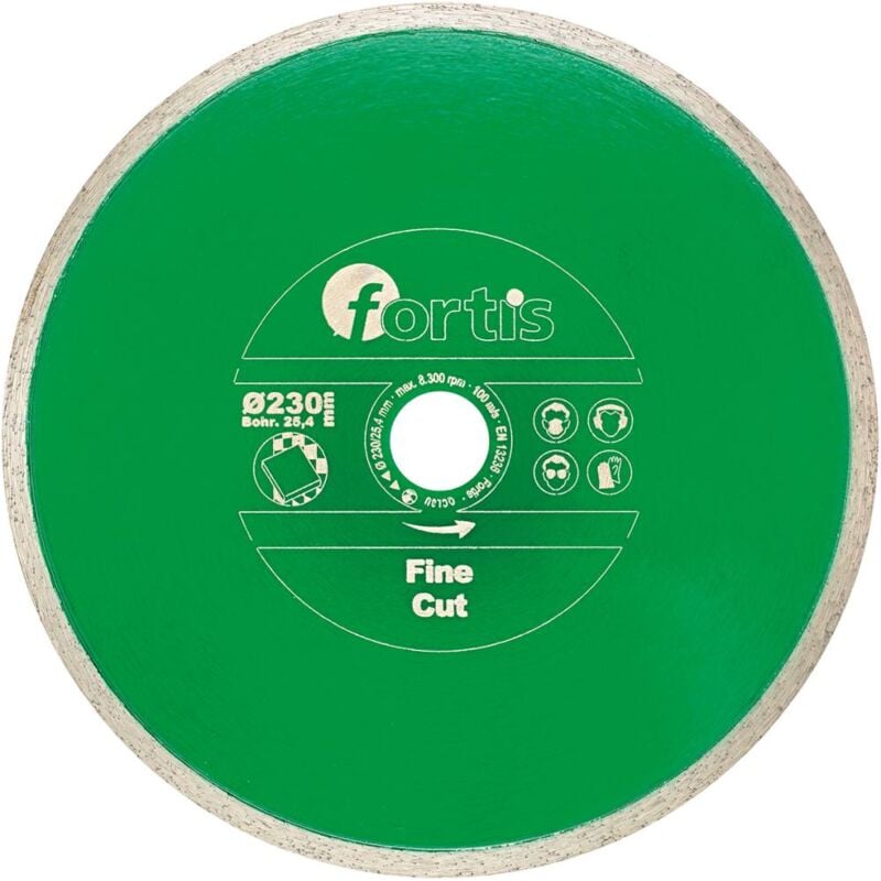 Image of FP - Diamant-Trennscheibe Fine Cut ø 180 mm Segmenthöhe 8 mm Bohrung 25,4 mm fortis