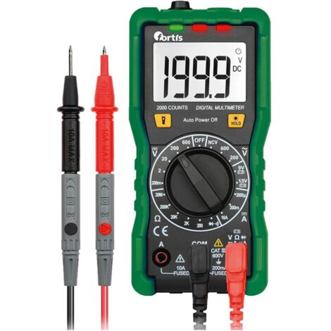 Fortis Digital-Multimeter 0,1 mV-600V
