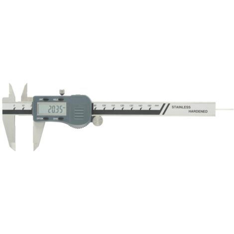 Fortis Digital-Taschenmessschieber 150mm mit Daten RT