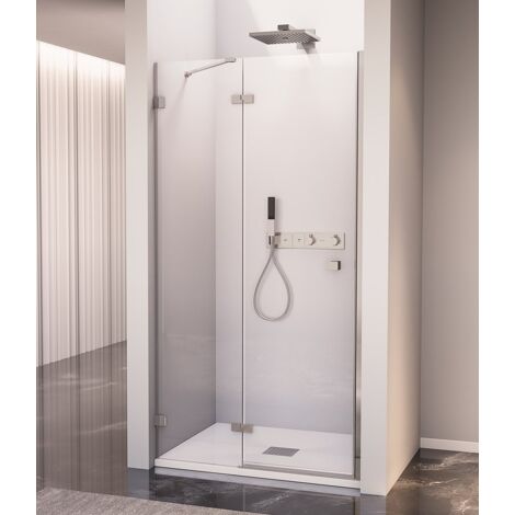 FORTIS EDGE Porte de douche Alcove 1100mm, verre clair/gauche