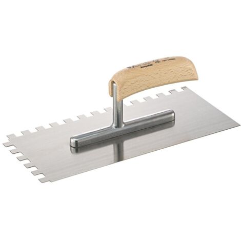 Fortis Glättekelle 280x130mm gezahnt 10x10mm