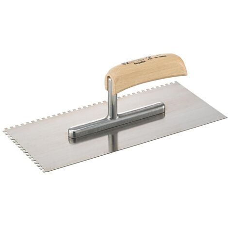 Fortis Glättekelle 280x130mm gezahnt 4x4mm