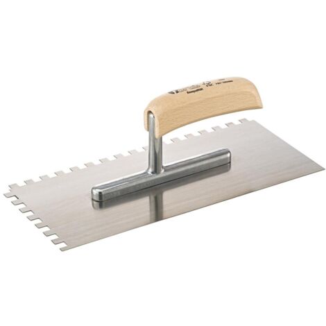 Fortis Glättekelle 280x130mm gezahnt 8x8mm