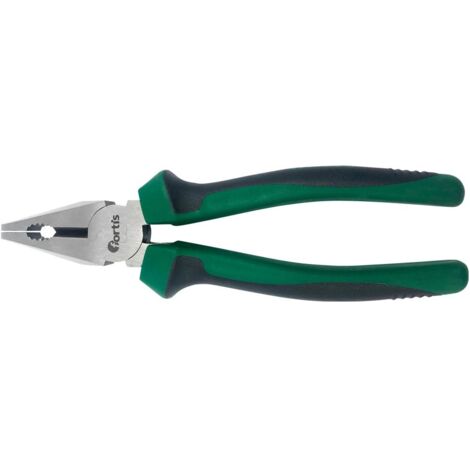 Fortis Kombizange poliert 180 mm mit K.Griff