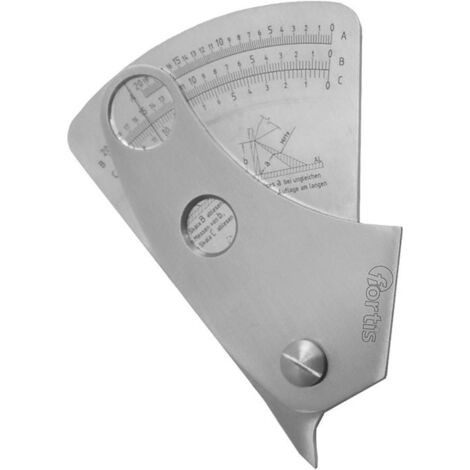 Fortis Schweißnahtlehre rostfrei 0,1mm