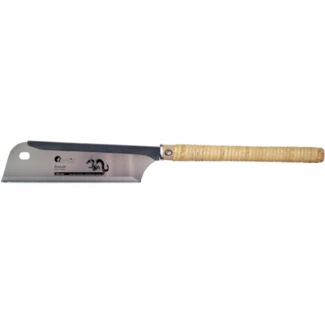 Fortis – Scie japonaise Douzuki 240mm – Dents durcies très fines – Poignée en bambou pour coupes précises – Outil de menuiserie