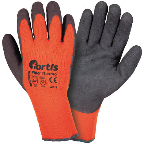 12x Fortis Handschuh Fitter S PU//Polyamid 7 Gr