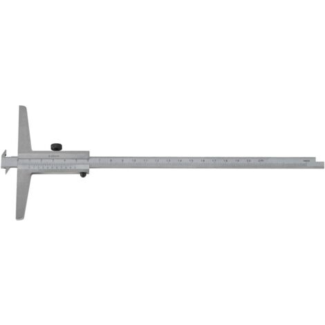 Fortis Tiefenmessschieber mit Schieber mit doppelten 200mm