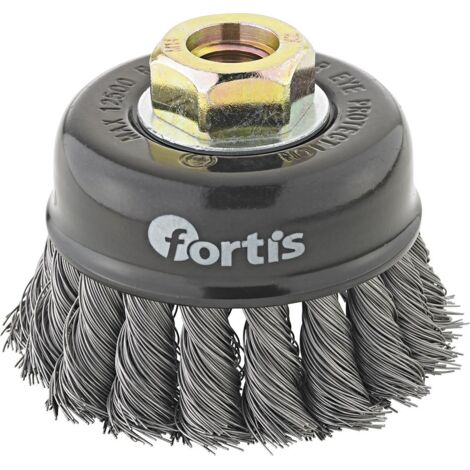Fortis Topfzopfbürste Stahldraht 120 x 0,5 mm