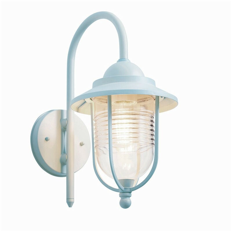Forum Eris Lanterne murale d'extérieur pêcheur bleu pâle IP44