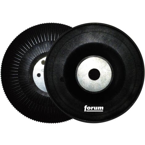 Forum Gummistützteller 125mm/M14 gerippt