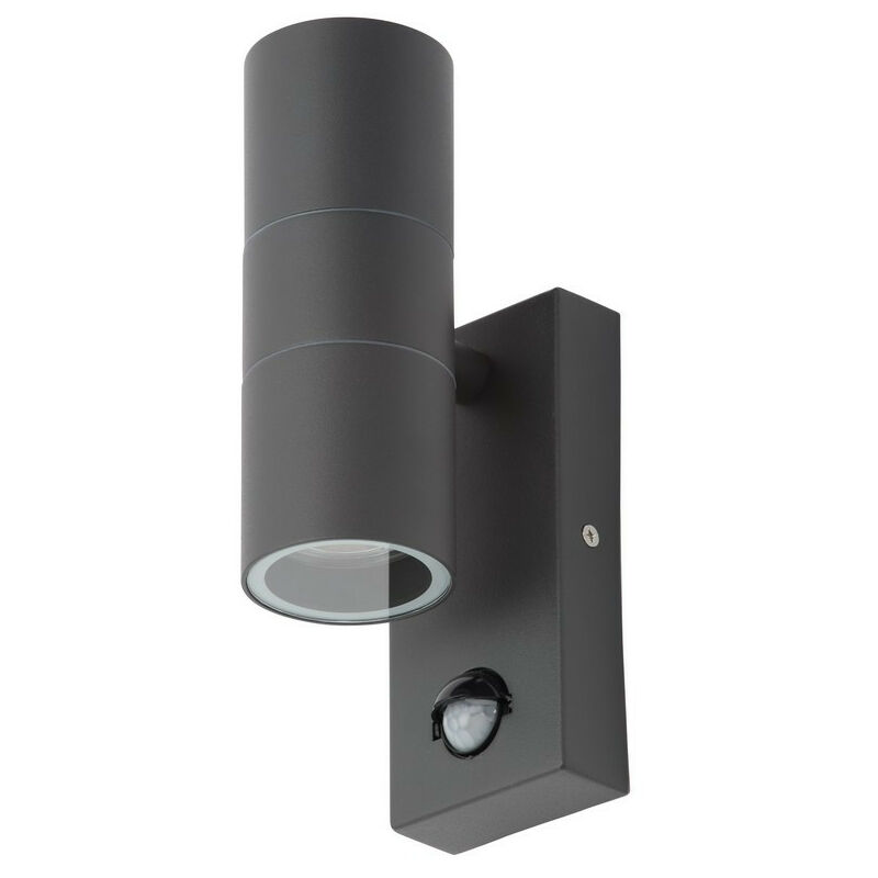 Forum Leto Applique murale extérieure pir 2 lumières Anthracite IP65