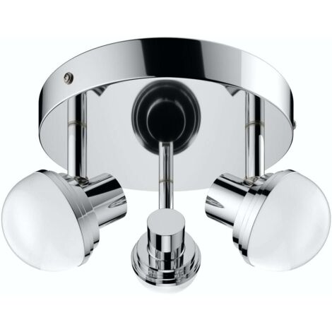 Forum Milan Round 3000k LED Bathroom Spotlight Chrome IP44