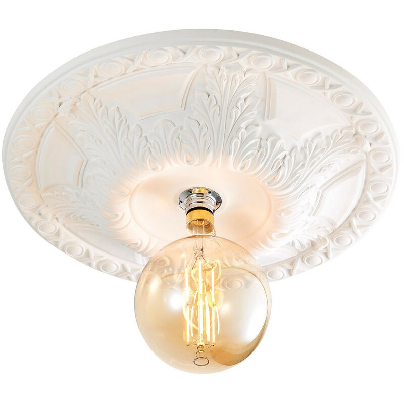 Forum Motril Grand plafonnier semi-encastré blanc