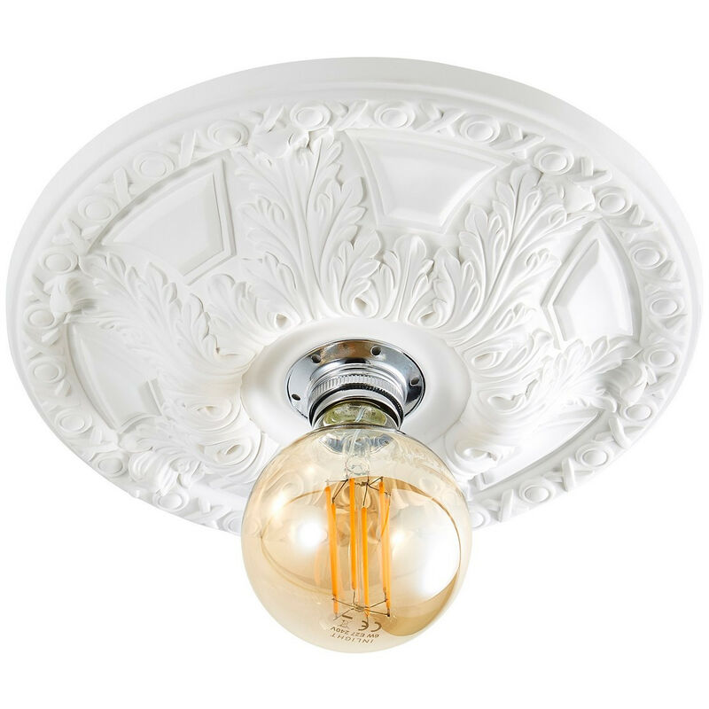 Forum Motril Plafonnier semi-encastré moyen blanc