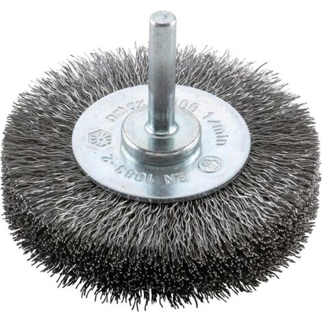 Forum Rundbürste Stahld. 6mm 40mm gewellt