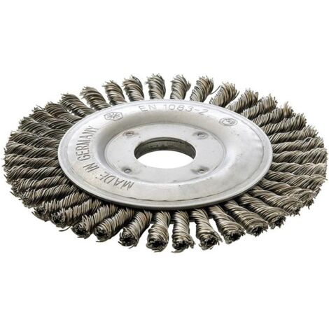 Forum Rundbürste Stahldraht 178 x 6 mm gezopft