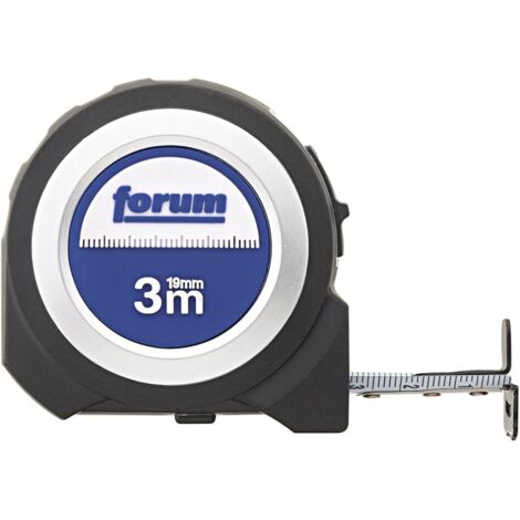 Forum Taschenbandmaß Stahlband 3 m x 19 mm