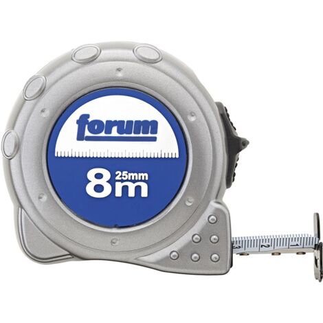 Forum Taschenbandmaß Stahlband 8 m x 25 mm
