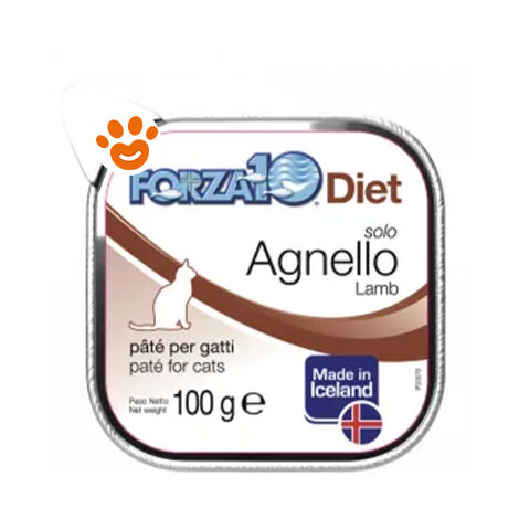 Forza10 Cat Solo Diet Agnello  - Forza10 Cat Solo Diet Agnello - Vaschetta Da 100 Gr