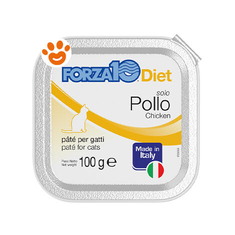 Forza10 Cat Solo Diet Pollo  - Forza10 Cat Solo Diet Pollo - Vaschetta Da 100 Gr