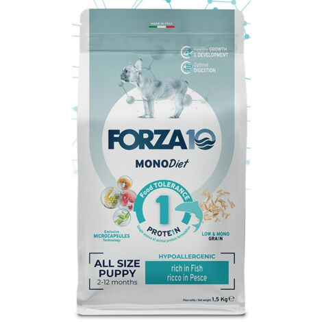 Forza10 Diet per Cane Puppy All Size con Pesce da 1,5 Kg