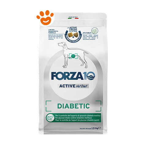Forza10 Dog Active VetDiet Diabetic  - Forza10 Dog Active VetDiet Diabetic - Sacco Da 1,5 Kg