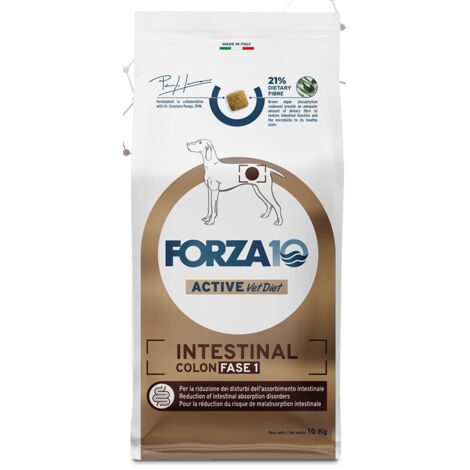 Forza10 Dog Active VetDiet Intestinal Colon Fase 1  - Forza10 Dog Active VetDiet Intestinal Colon Fase 1 - Sacco Da 10 Kg