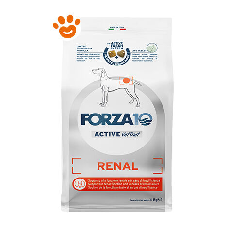 Forza10 Dog Active VetDiet Renal  - Forza10 Dog Active VetDiet Renal - Sacco Da 4 Kg