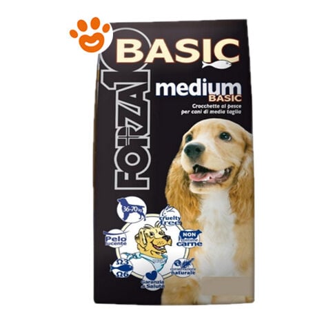 Forza10 Dog Basic Medium  - Forza10 Dog Basic Medium - Sacco Da 14 Kg