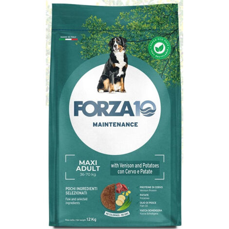 Forza10 Dog Maintenance Maxi Adult Cervo e Patate - Forza10 Dog Maintenance Maxi Adult Cervo e Patate - Sacco Da 12 Kg