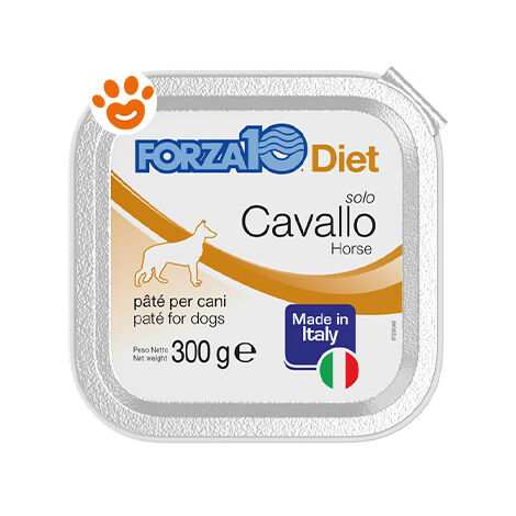 Forza10 Dog Solo Diet Cavallo  - Forza10 Dog Solo Diet Cavallo - Vaschetta Da 300 Gr
