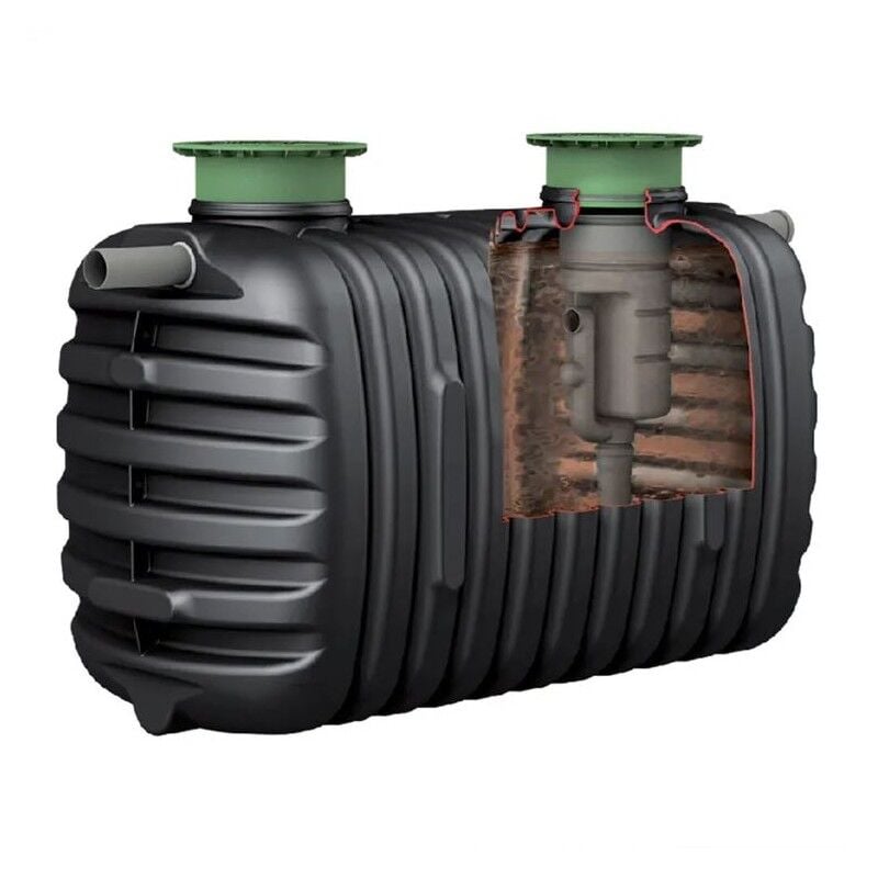 Graf - Fosse septique avec filtre 3000 litres, 5 à 11 habitants, Certificat ce